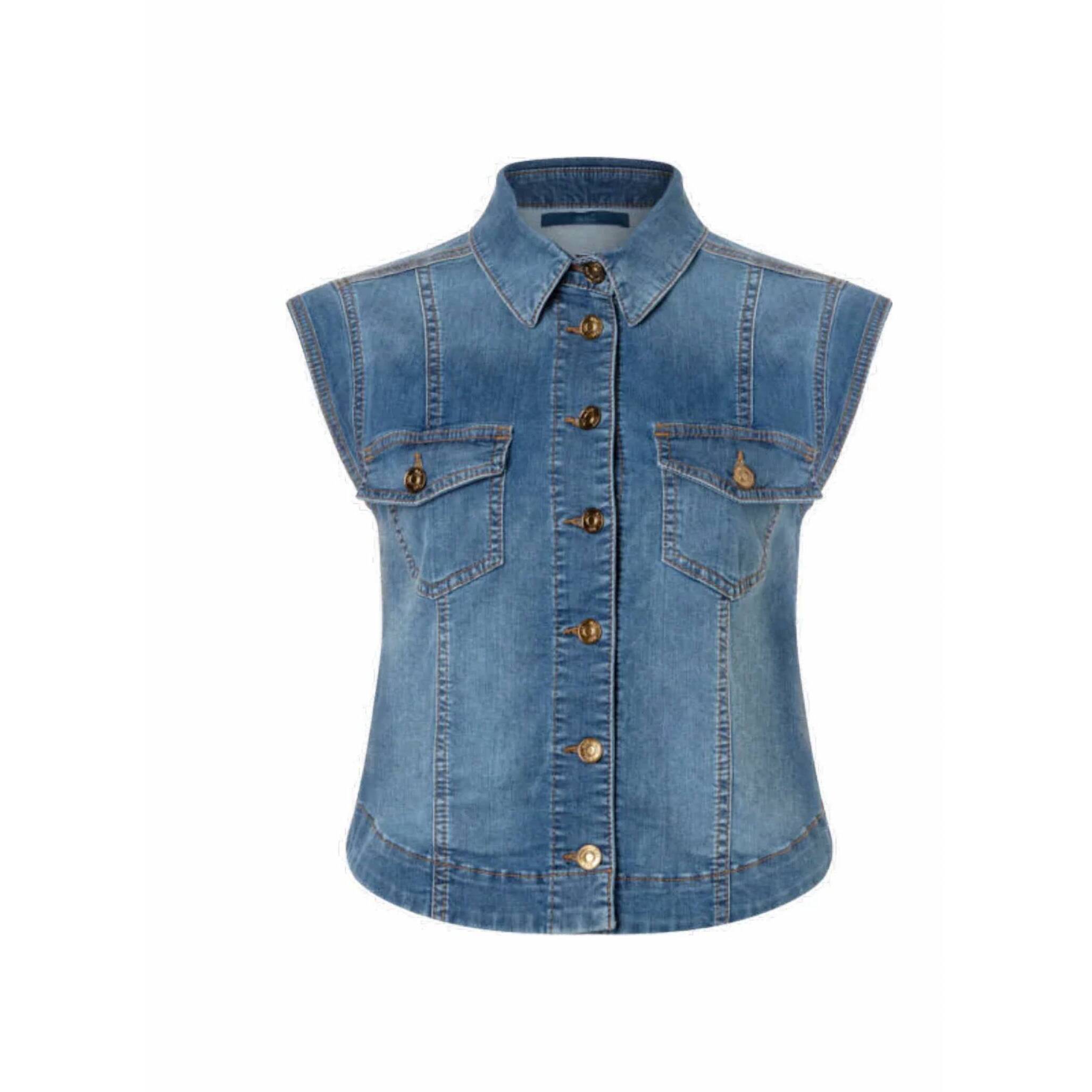 New Mac Jeans Vest In Denim
